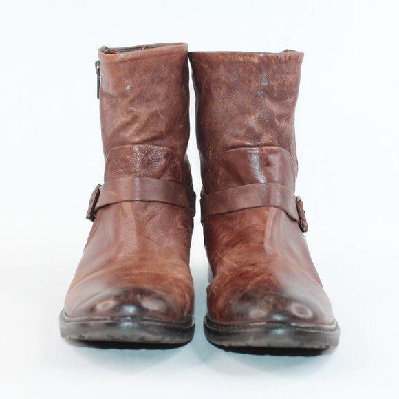 Adam Tucker Me Too Landon4 Leather Ankle Boots #122 - Picture 3 of 12